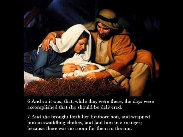 The Story of Jesus' Birth from Luke Chapter 2 (KJV) - YouTube