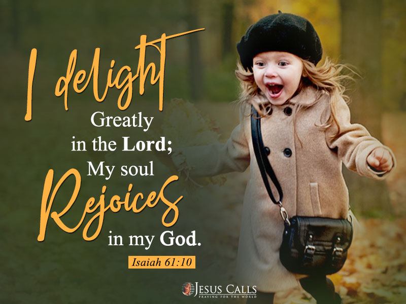 Today's Promise : Isaiah 61:10 | Jesus Calls