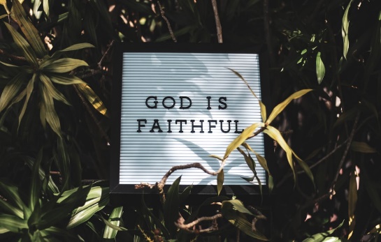 God is Faithful signage with leaved background photo – Free Faith Image on  Unsplash