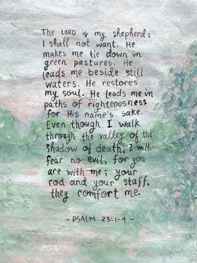 Psalm 23 ART PRINT • Sweet Sequels