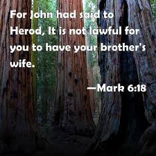 Catholic Bible Institute-TT - Date: Monday 29th August 2022 Scripture: John  had said to Herod: “It is not lawful for you to have your brother's wife.”  Herodias harboured a grudge against him