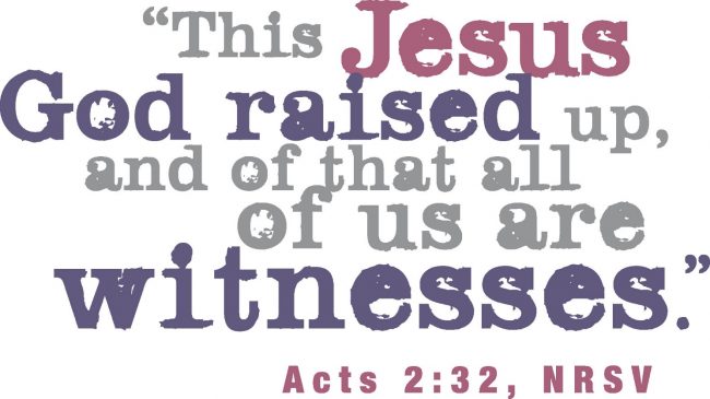 Jesus raised up, and of that all of us are witnesses,
AI-generated content may be incorrect.